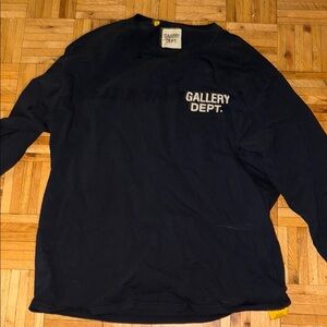 Gallery Dept Navy Long Sleeve Men's Tee